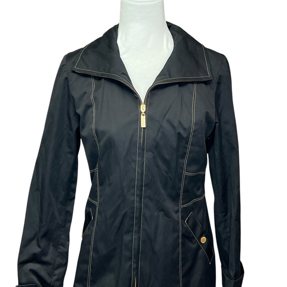 Ellen Tracy All Weather Utility Jacket Black - Picture 2 of 7